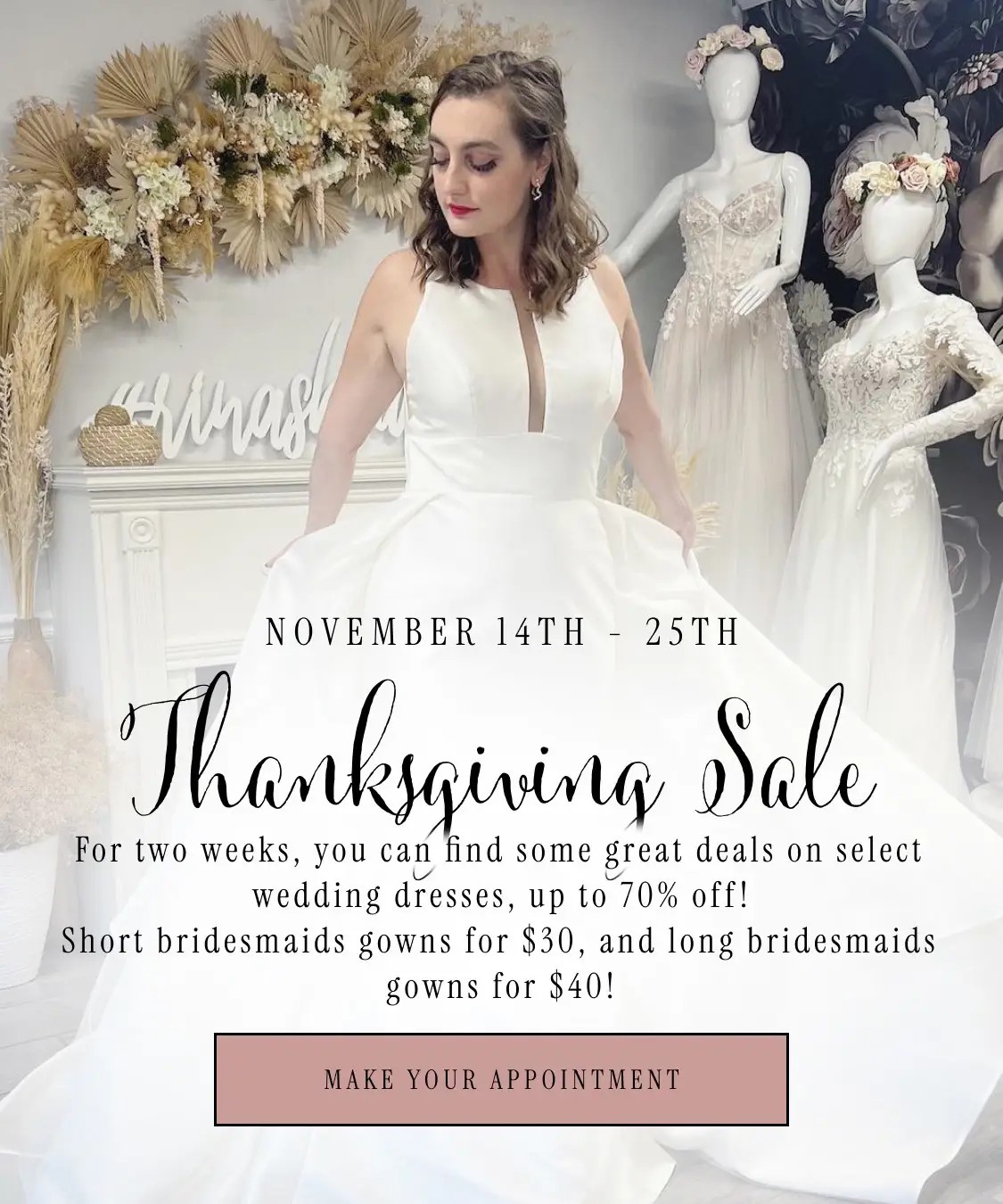 Thanksgiving Sale Banner Mobile
