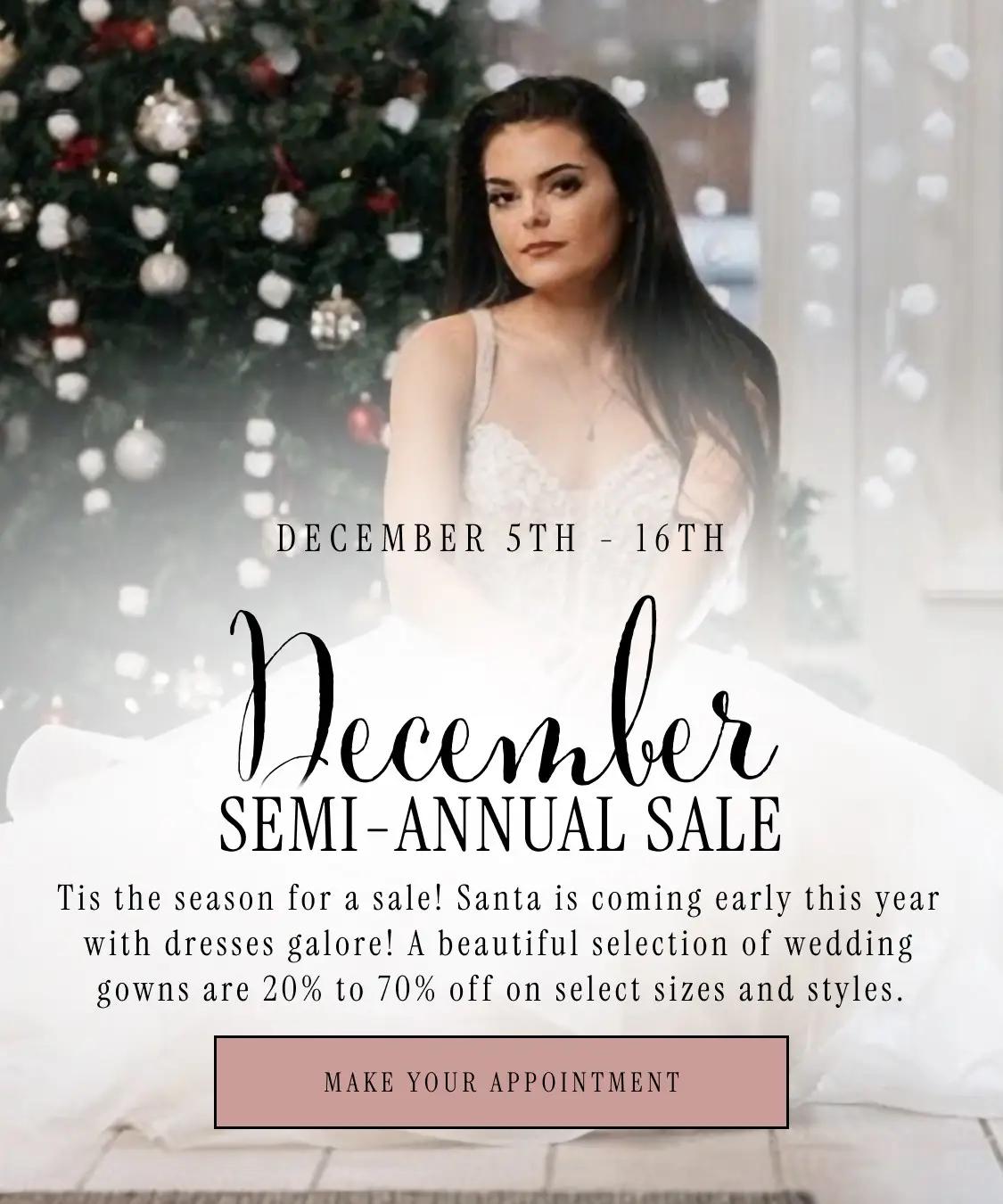 December Semi-Annual Sale Banner Mobile