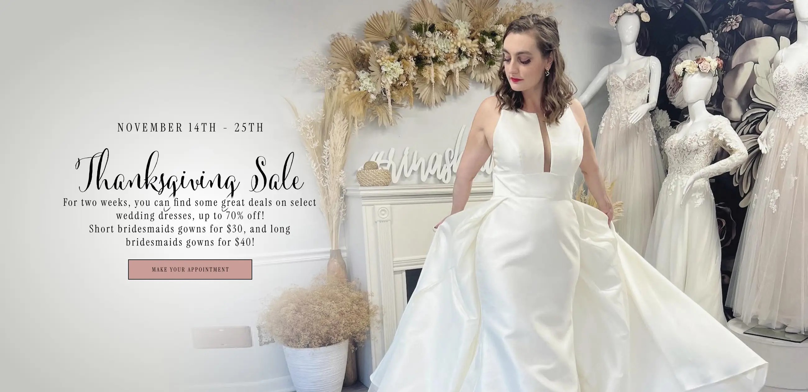 Thanksgiving Sale Banner
