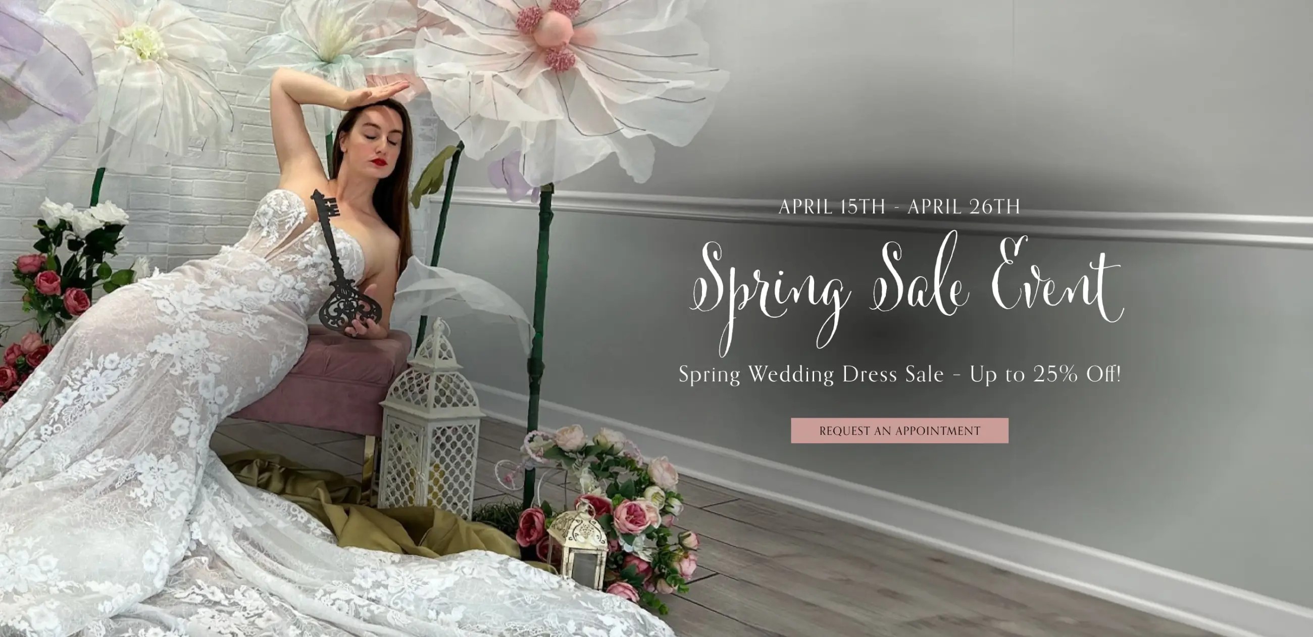 Spring Sale Event Desktop Banner