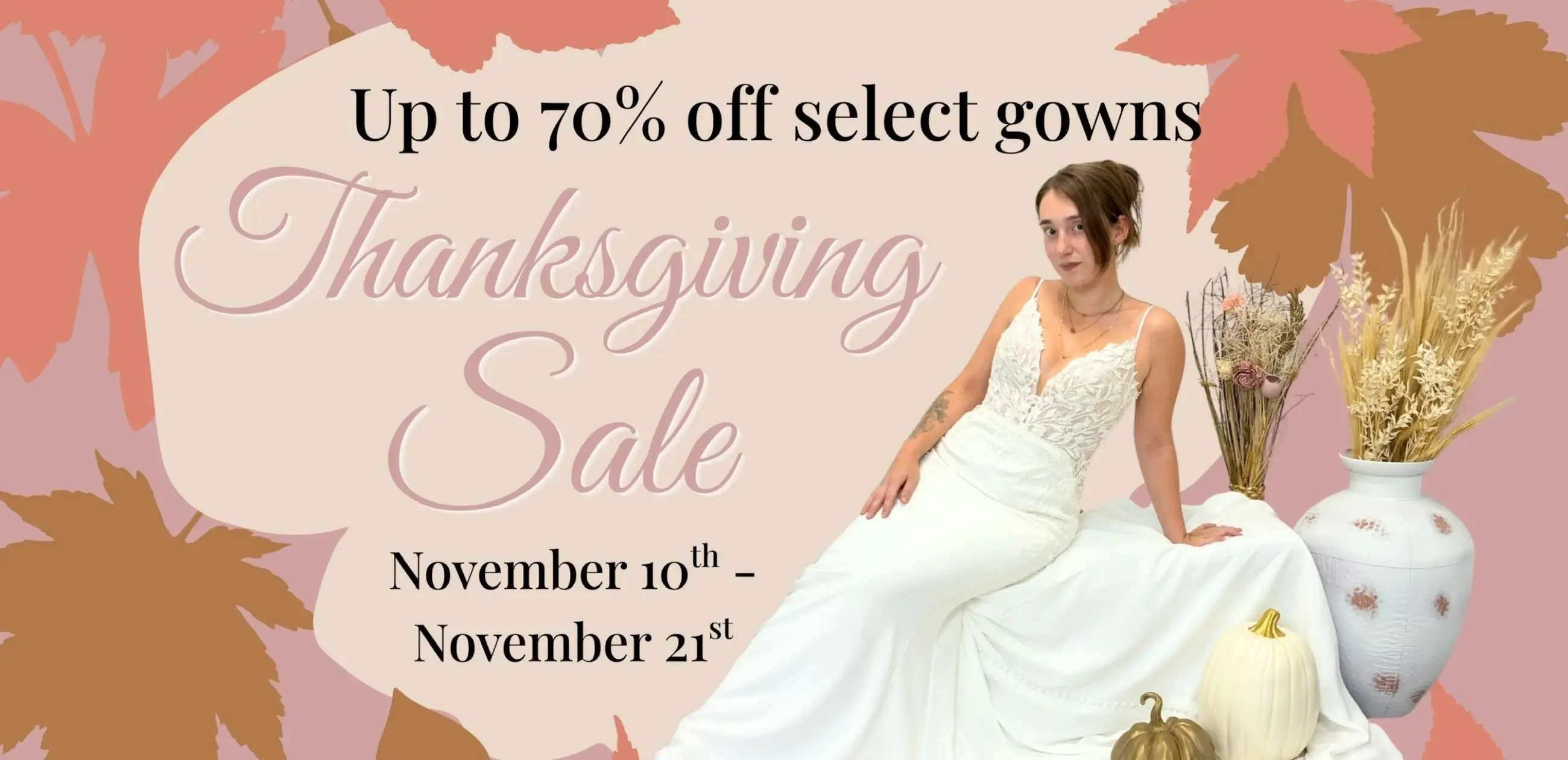 Thanksgiving Sale Desktop Banner